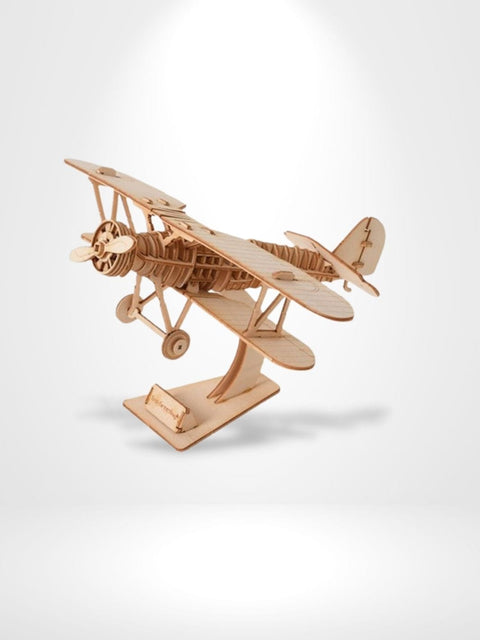 Puzzle 3D Avion | Brainstaker™ Bois