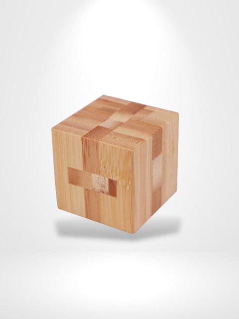Puzzle 3D Bamboo Cube  | Brainstaker™ Bois