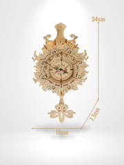 Puzzle 3D Bois Pendulum Clock | Brainstaker™ Bois
