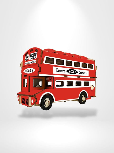Puzzle 3D Bus De Londres | Brainstaker™ Rouge