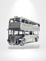Puzzle 3D Bus Londonien| Brainstaker™ Argent