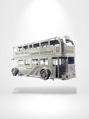 Puzzle 3D Bus Londonien| Brainstaker™ Argent