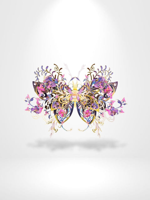 Puzzle 3D Butterfly | Brainstaker™ Bleu