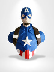 Puzzle 3D Captain america | Brainstaker™ Bleu