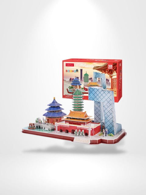 Puzzle 3D Chine | Brainstaker™ Rouge