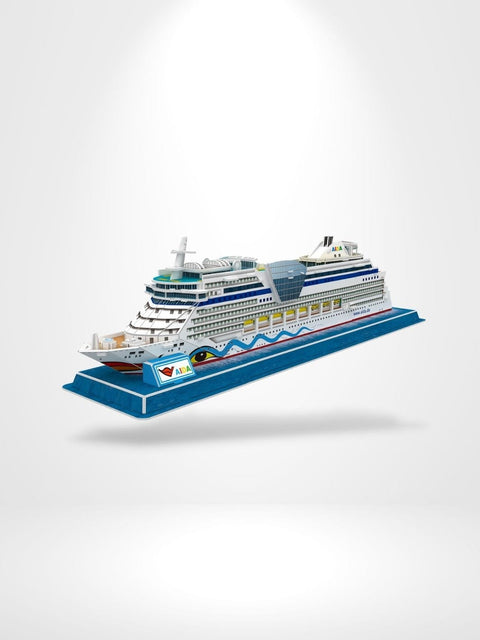 Puzzle 3D Cruise Ship | Brainstaker™ Bleu
