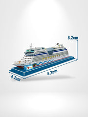 Puzzle 3D Cruise Ship | Brainstaker™ Bleu
