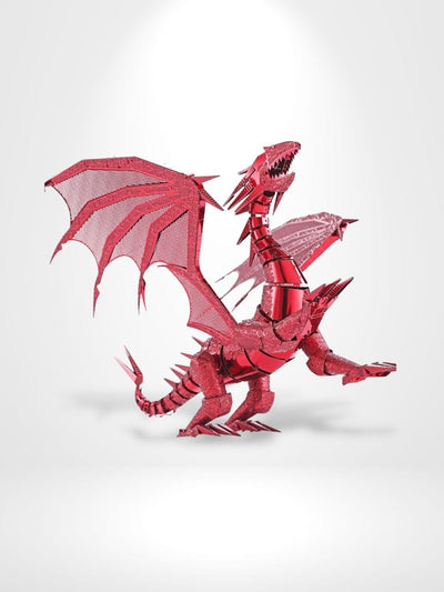 Puzzle 3D Dragon Metal | Brainstaker™ Rouge