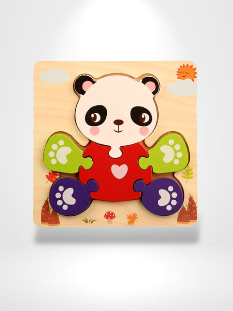 Puzzle 3D En Bois Panda | Brainstaker™ Bois