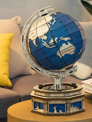 Puzzle 3D Globe | Brainstaker™  Bleu
