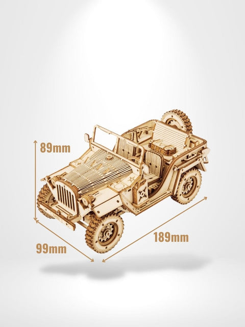 Puzzle 3D Jeep | Brainstaker™ Bois