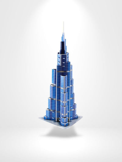 Puzzle 3D Khalifa tower dubai | Brainstaker™ Bleu