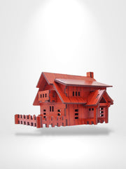 Puzzle 3D Maison à colombage | Brainstaker™ Marron