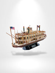 Puzzle 3D Mississippi Steamboat | Brainstaker™ Marron