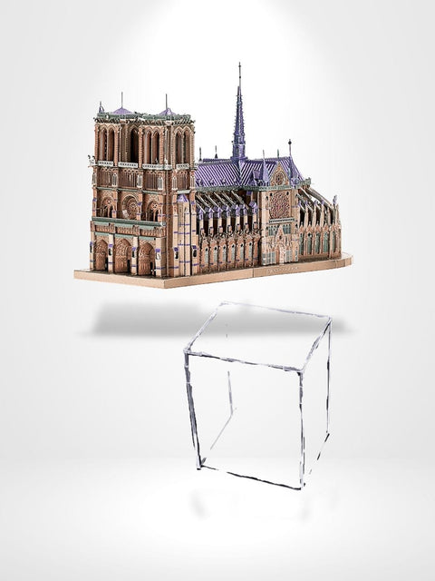 Puzzle 3D Notre Dame De Paris | Brainstaker™ Modèle 3 | Avec boîte / Bronze