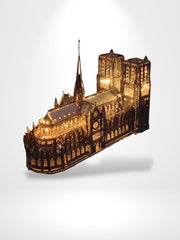Puzzle 3D Notre Dame De Paris Led | Brainstaker™ Métal