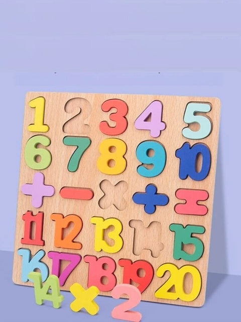  Puzzle 3D Numéro | Brainstaker™ Bois