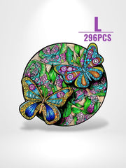 Puzzle 3D Papillon | Brainstaker™ L 296pcs / Vert