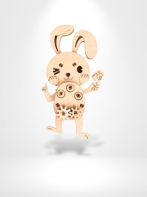 Puzzle 3D Rabbit | Brainstaker™ Bois