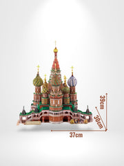 Puzzle 3D Russie | Brainstaker™ Marron