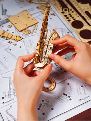 Puzzle 3D Saxophone | Brainstaker™ Bois