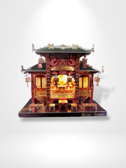 Puzzle 3D Temple Chinois | Brainstaker™ Rouge