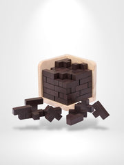 Puzzle 3D Tetris Cube | Brainstaker™ Noir