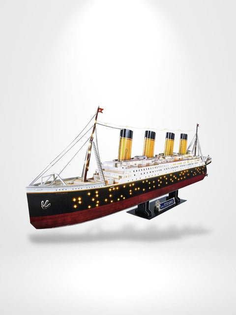 Puzzle 3D Titanic led | Brainstaker™ Sans boite